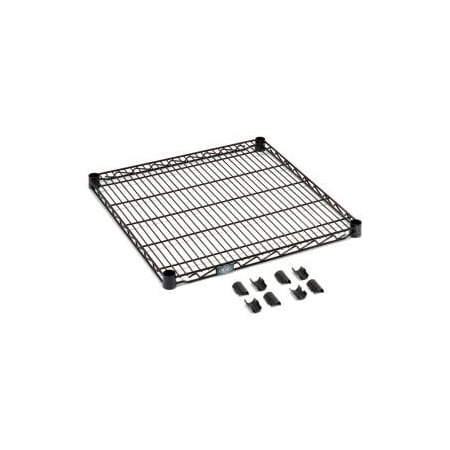 Global Equipment Nexel    S1848B Black Epoxy Wire Shelf 48"W x 18"D 797398